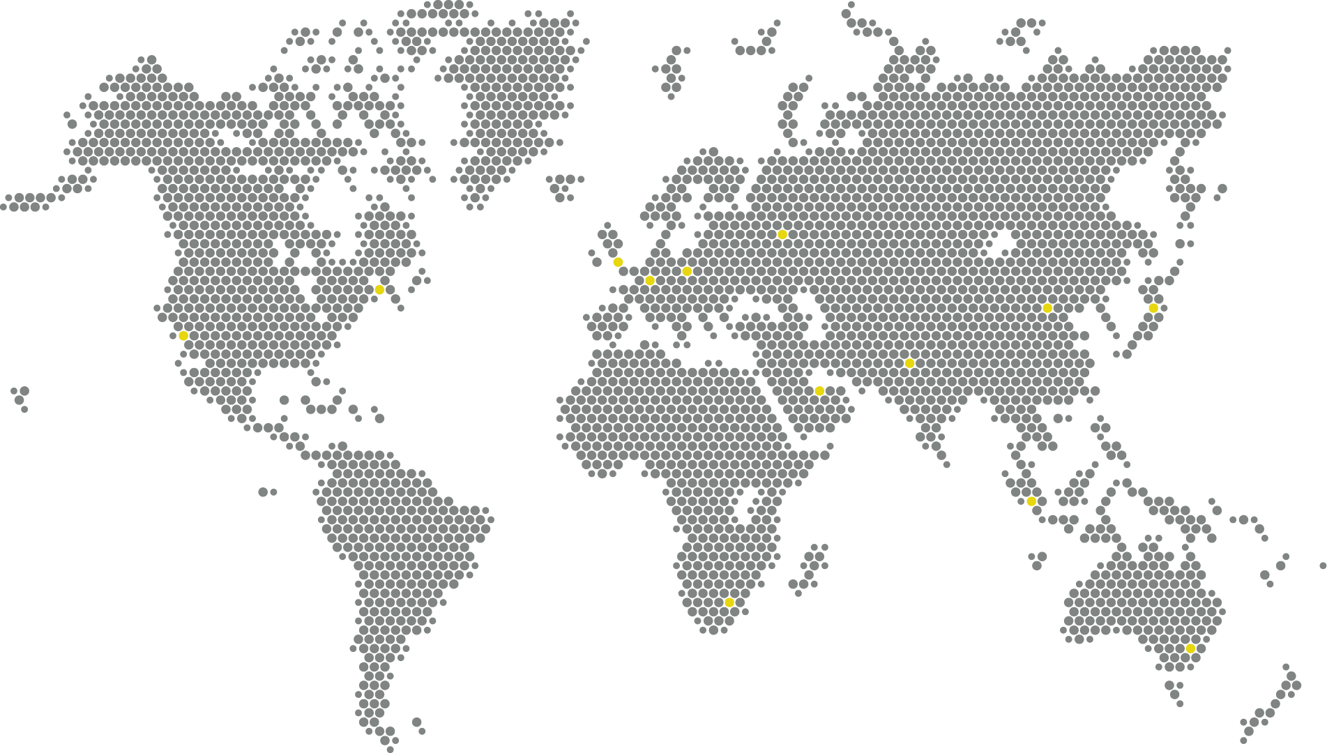 Global operations map